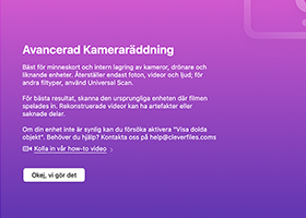 Avancerad kameråterställning (ACR)