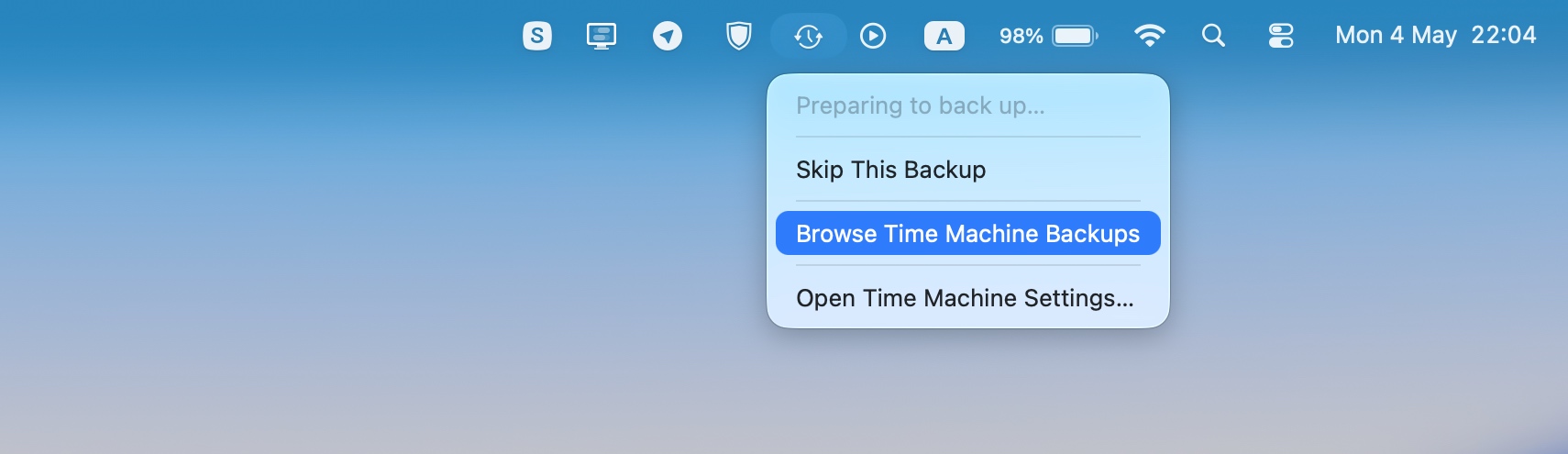 browse time machine backups