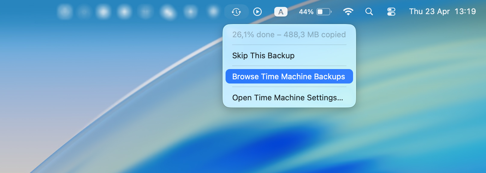 browse time machine backups