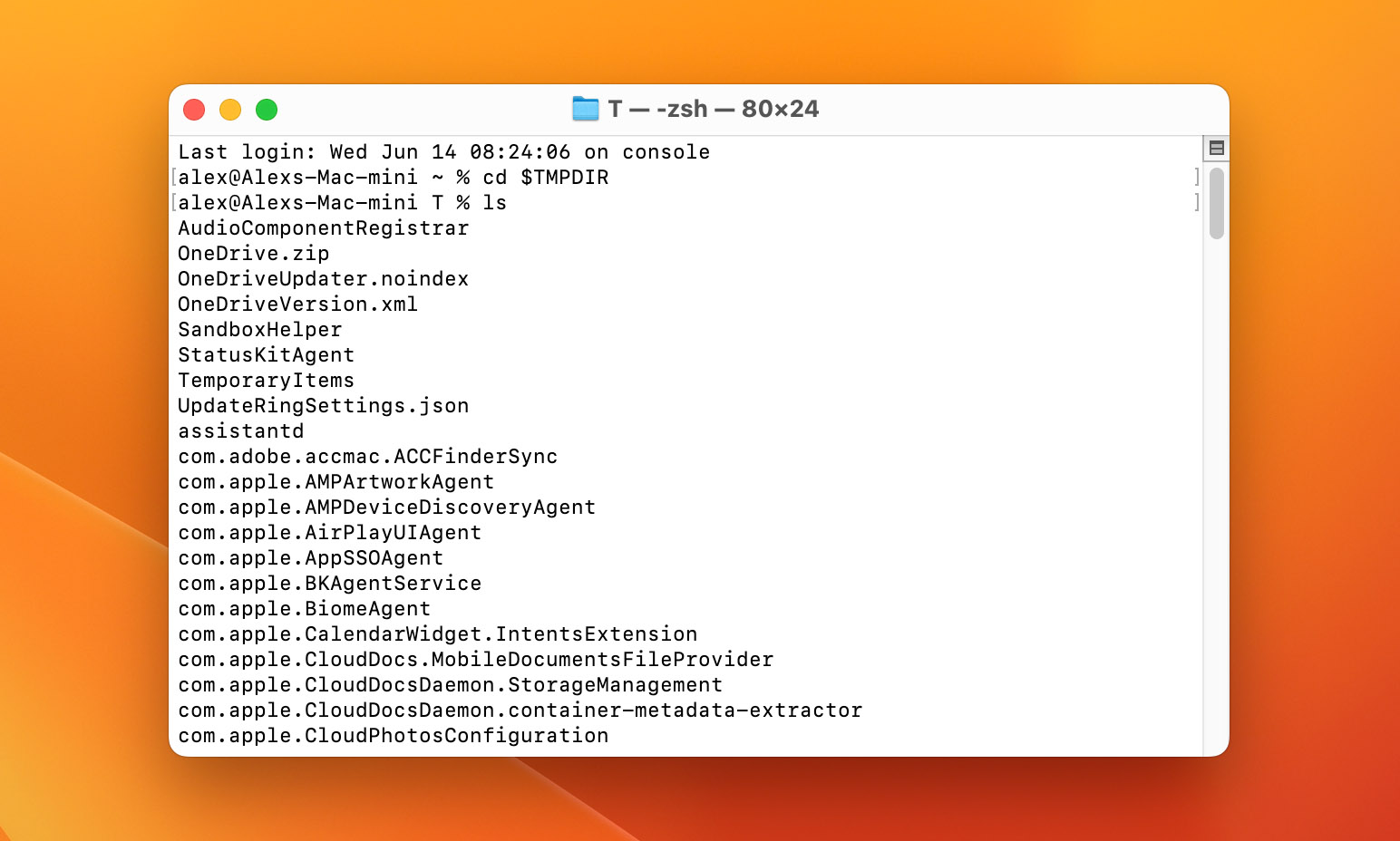 search temp folder for lost word document