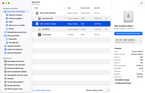 Choisissez la bonne méthode pour récupérer une partition macOS supprimée
