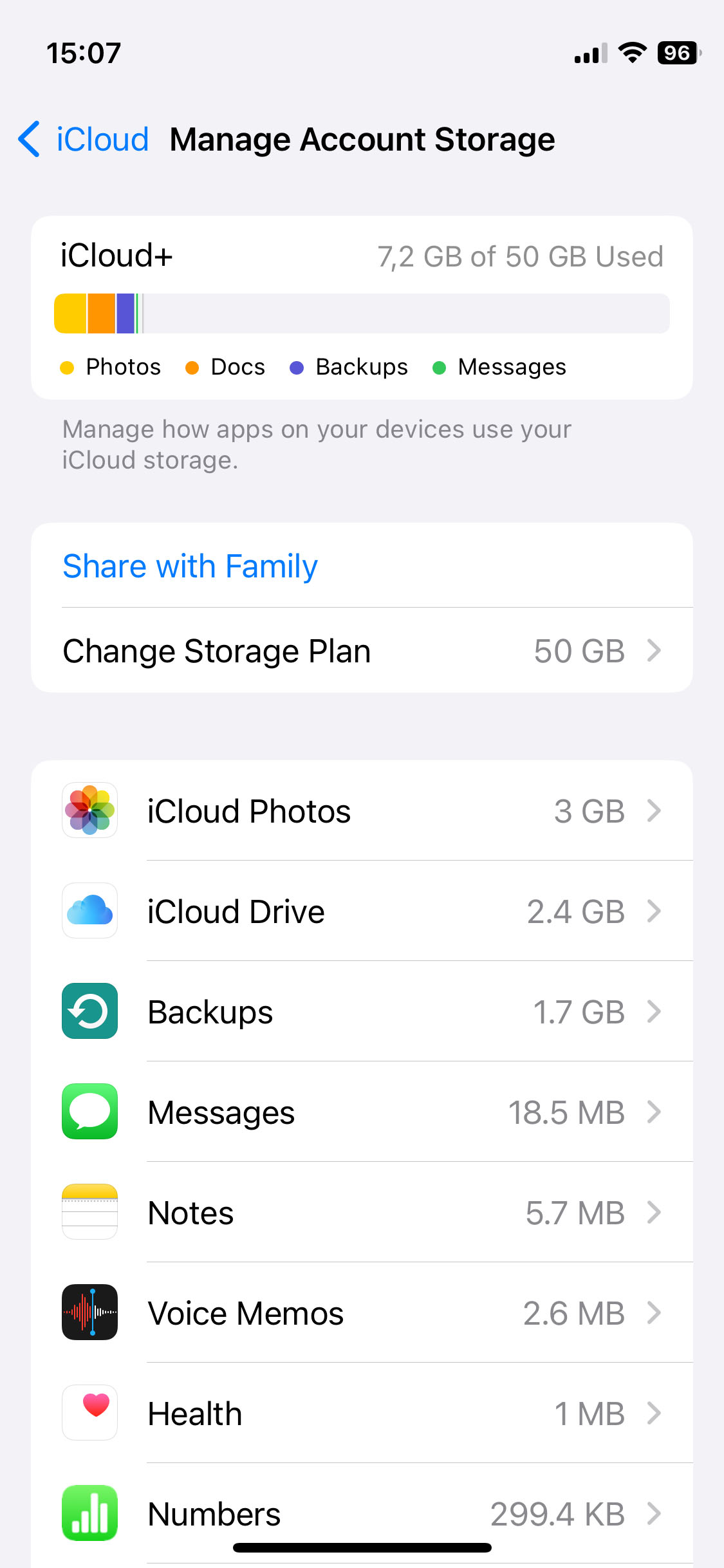 Click on Backups