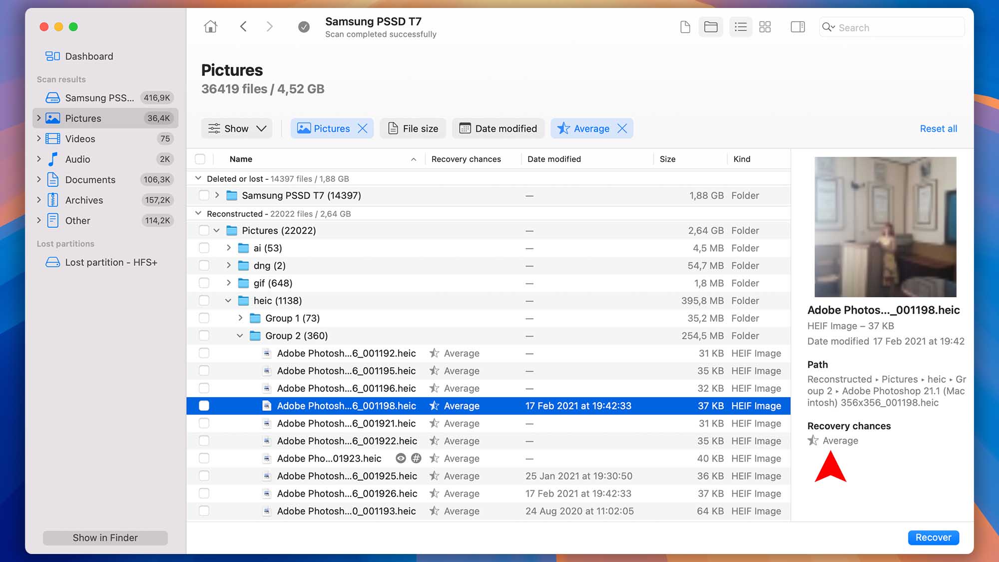 disk drill macos recovery chances step 03