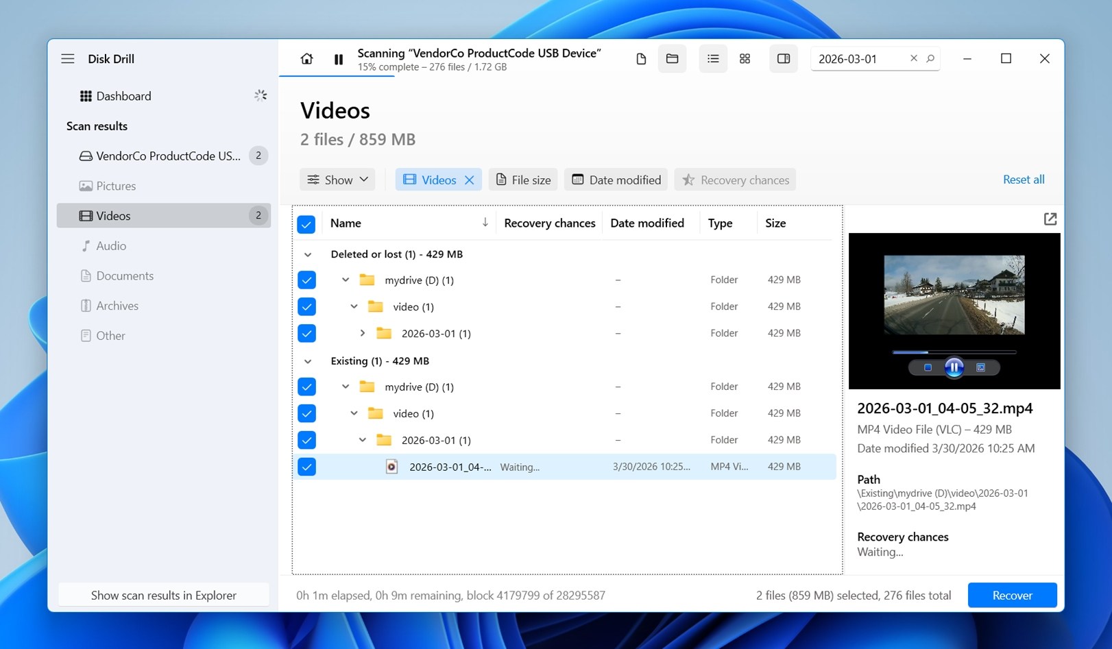 Click the checkboxes