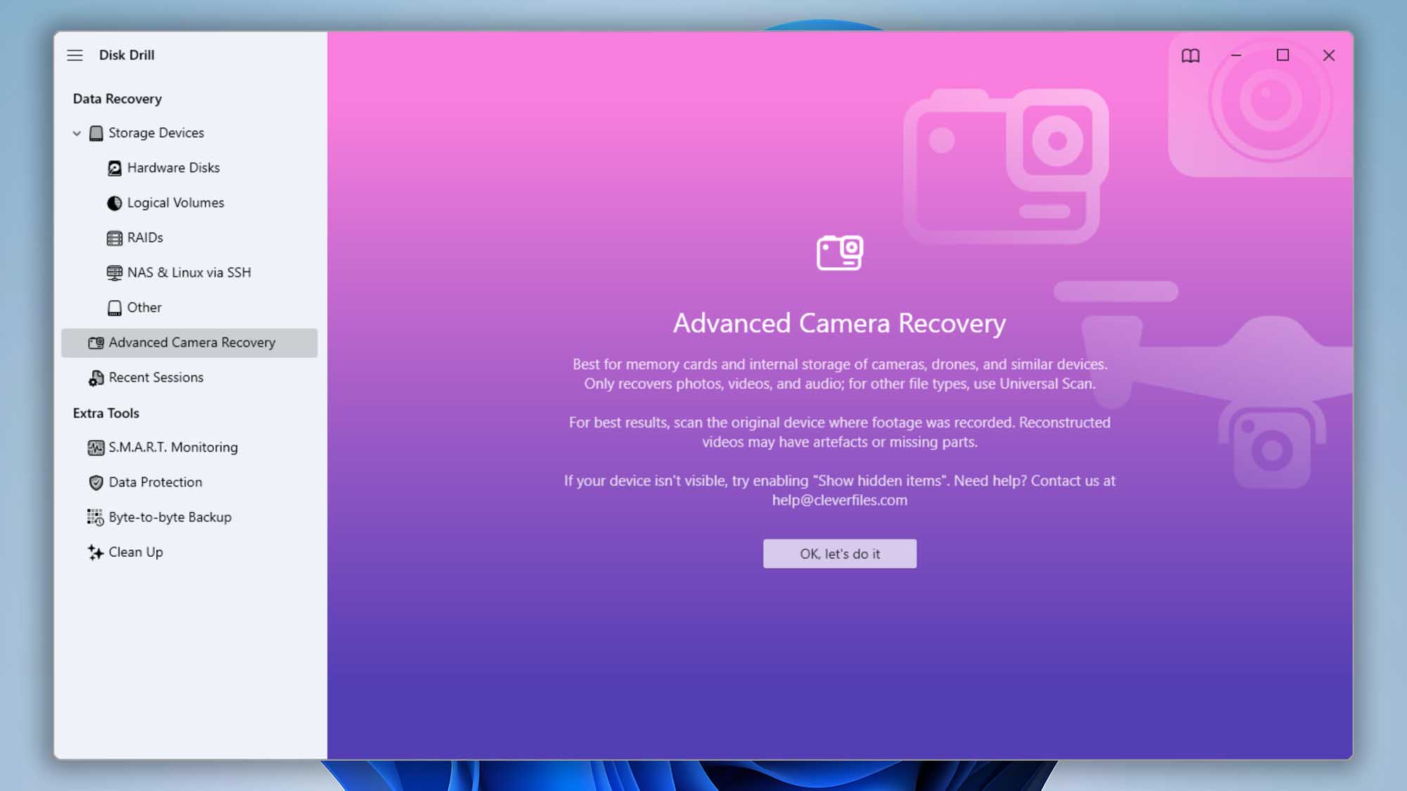 disk drill windows advanced camera recovery step 01