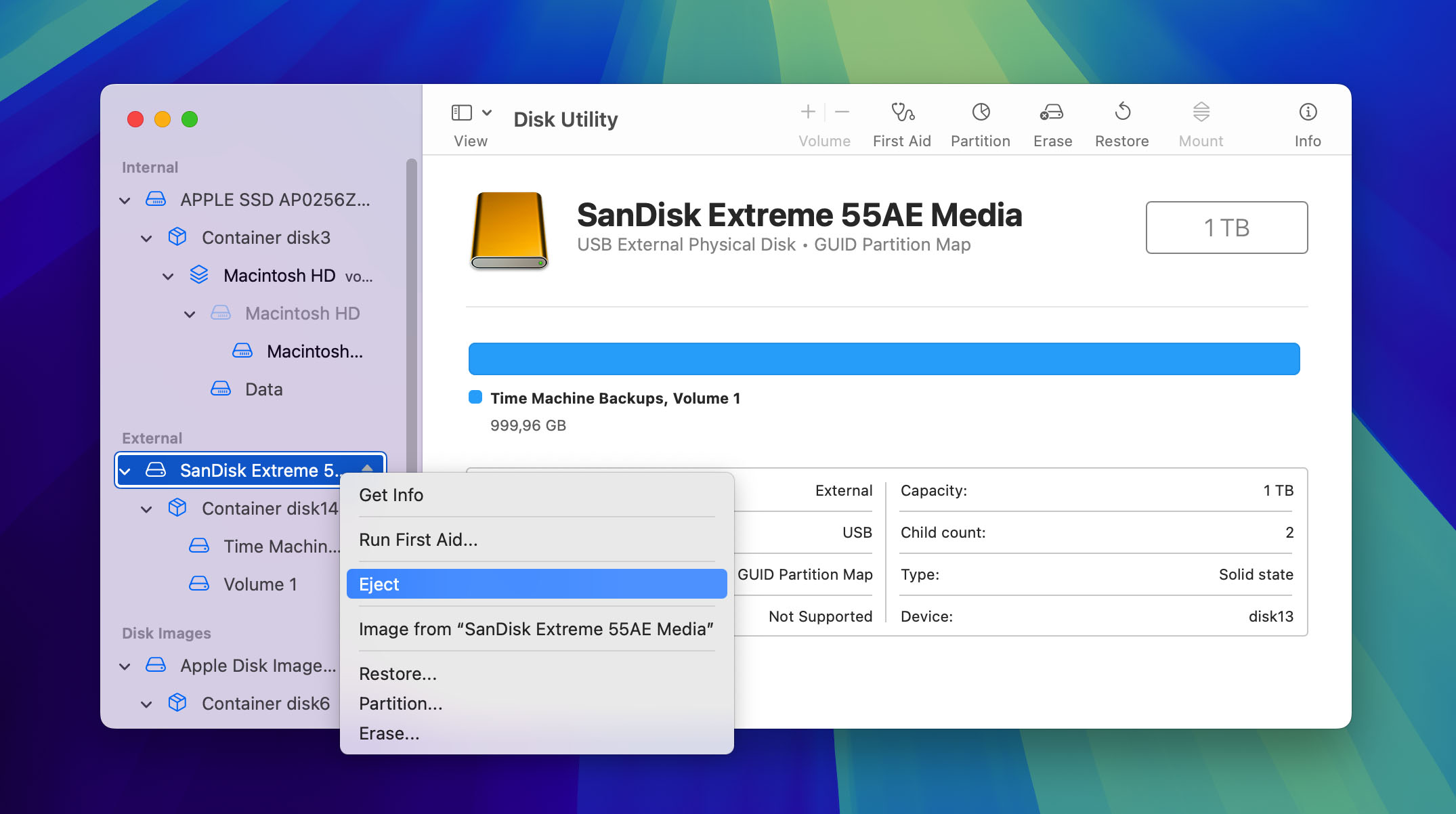 eject external drive properly 