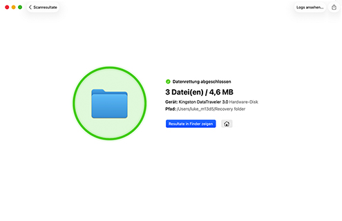 Gelöschte Dateien auf Ihrem Mac wiederherstellen