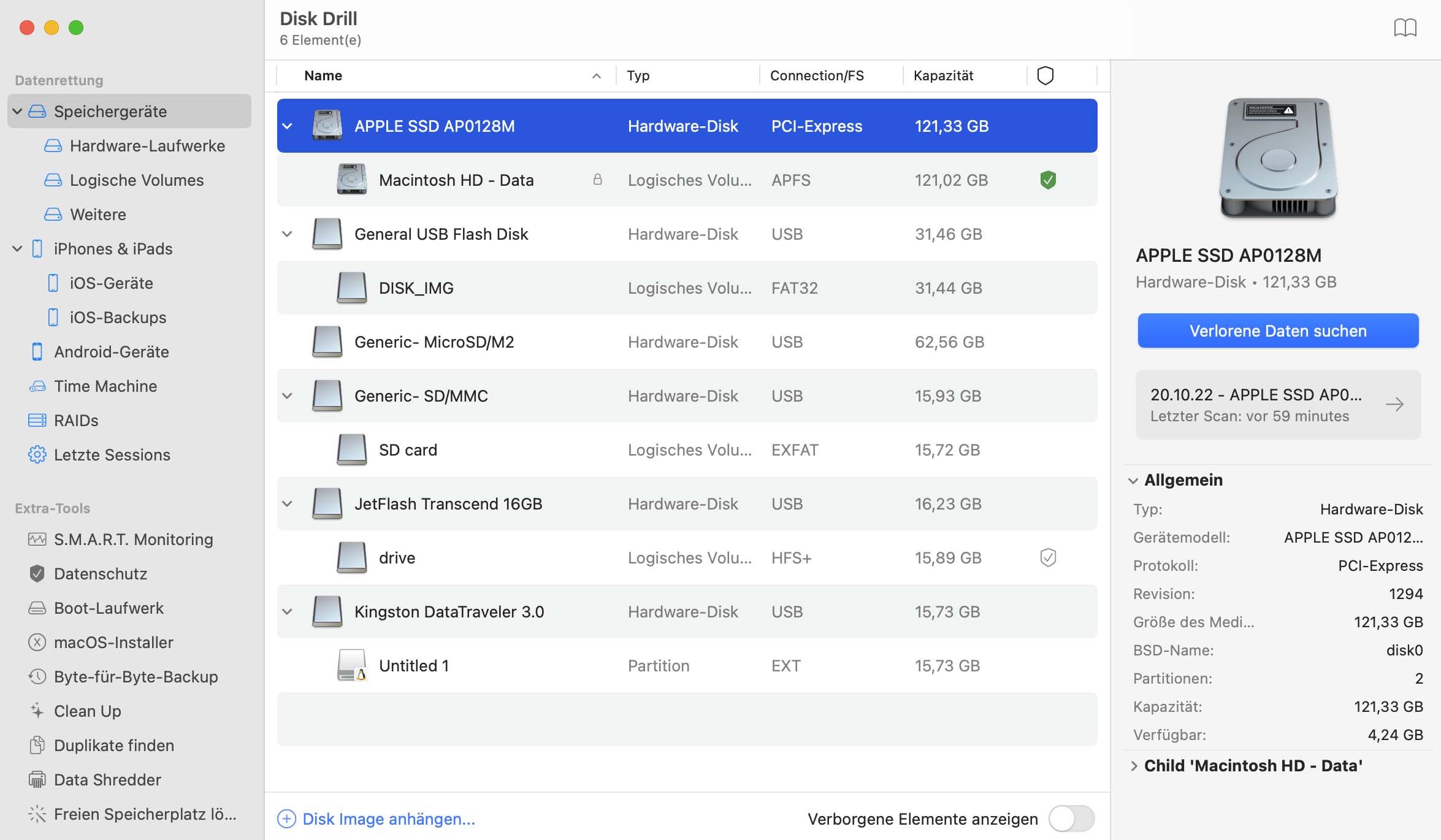 Holen Sie sich Disk Drill Basic heute gratis