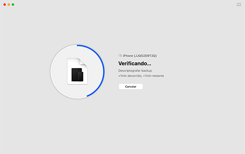 Inicie a verificação e insira seu código de acesso