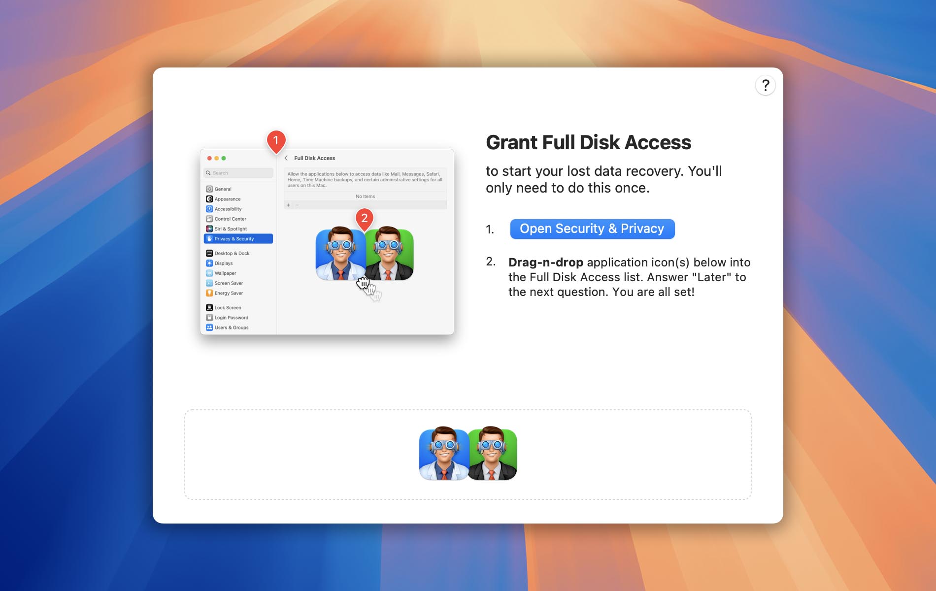 installing disk drill for macos step 4
