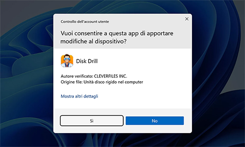 Scarica e installa il software di recupero dati Disk Drill per Windows