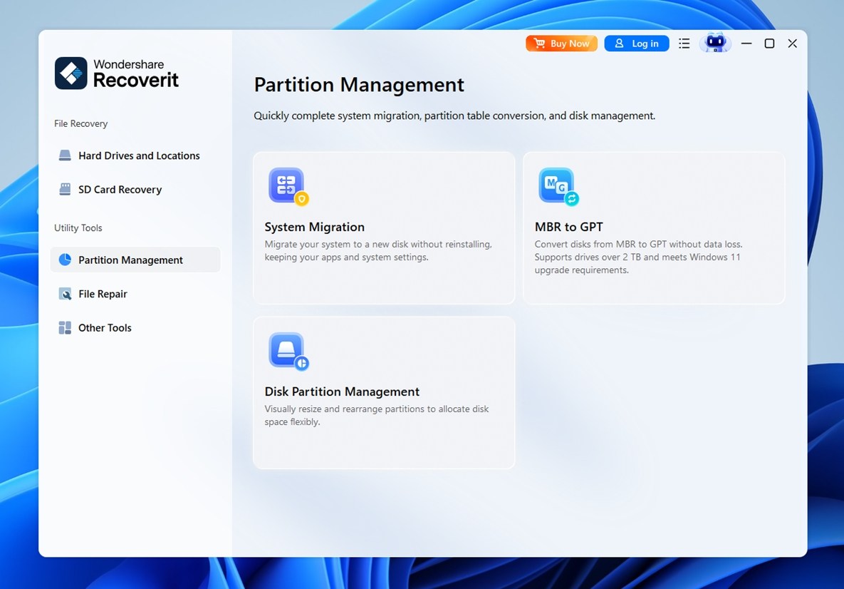 Partition Management