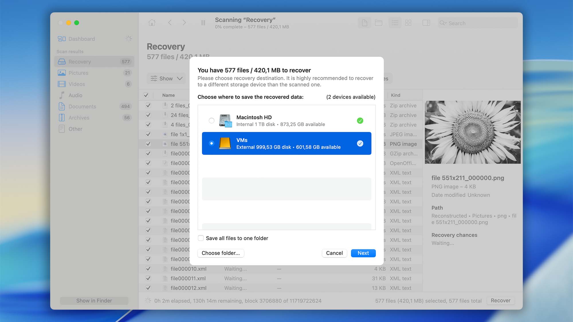 recover data from raid with disk drill step 12