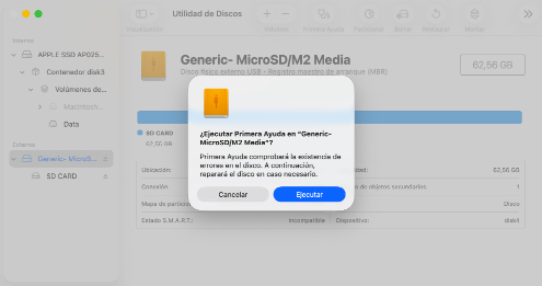 Recupera archivos perdidos corrigiendo problemas del sistema de archivos