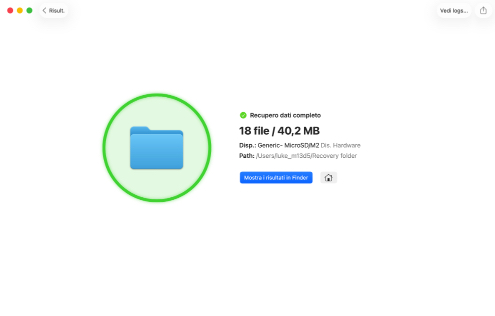 Recupera i dati Mac eliminati dalla tua scheda SD