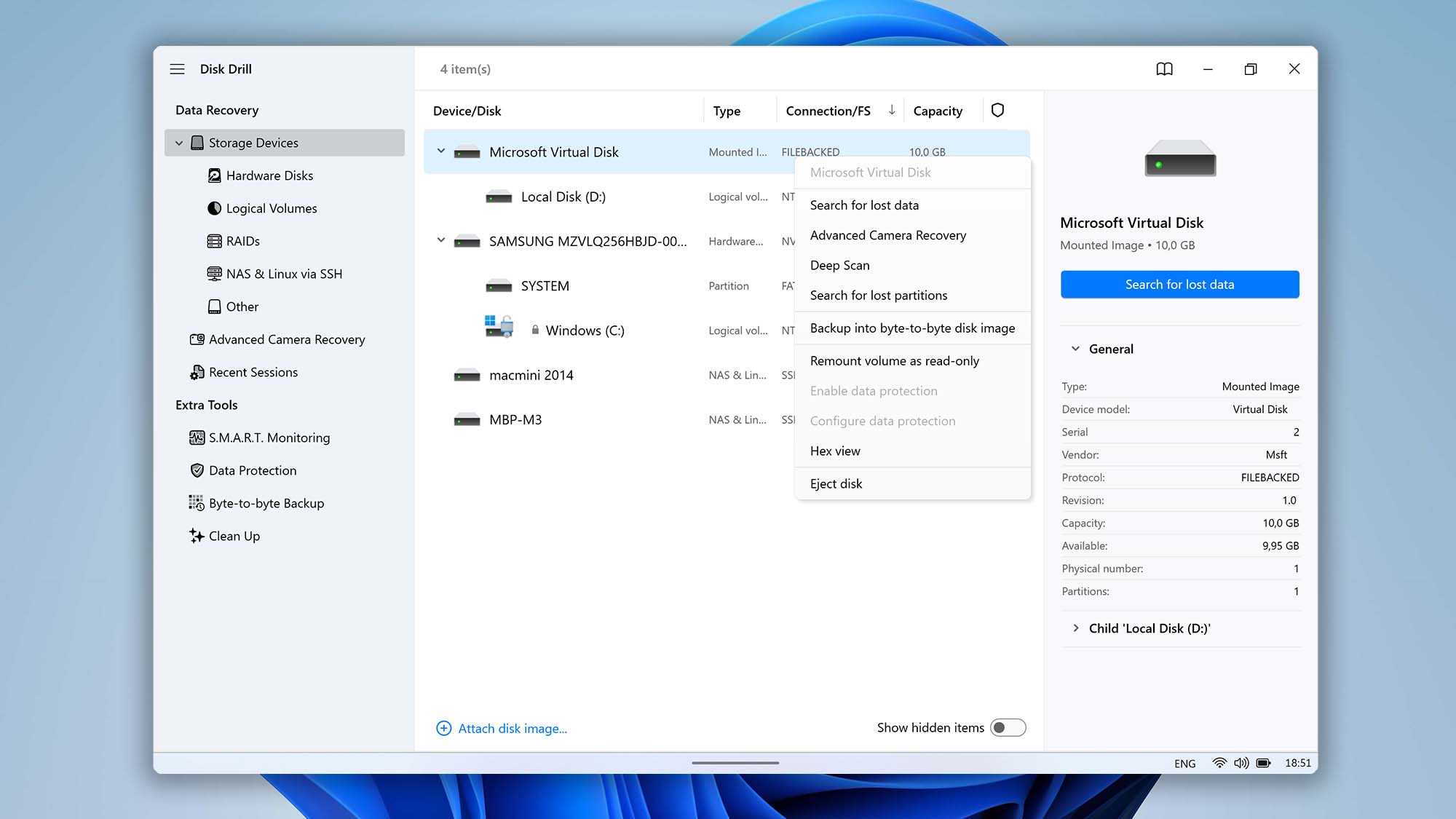 remount disks partitions in read only mode step 03
