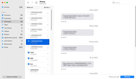 Recover Selected Text Messages Recover Selected Text Messages
