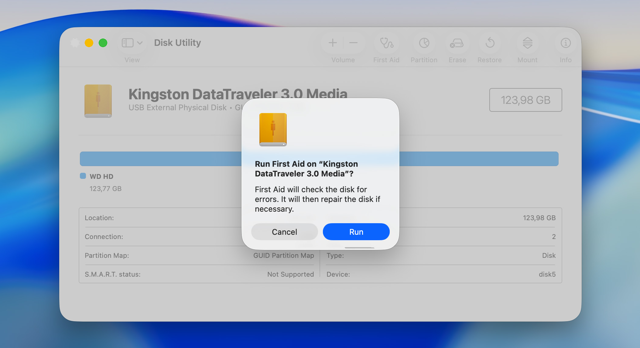 disk utility search for lost files