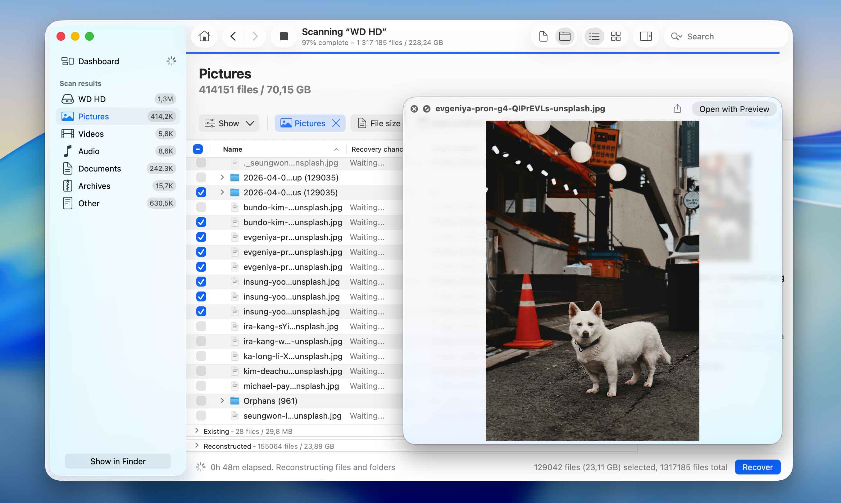 recover files using disk drill on mac