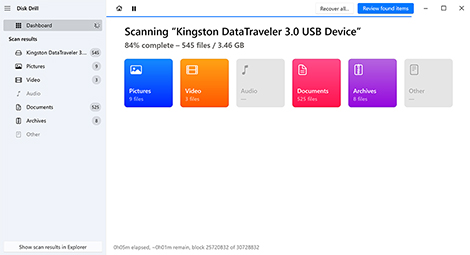 Start scanning for lost hard drive data Start scanning for lost hard drive data