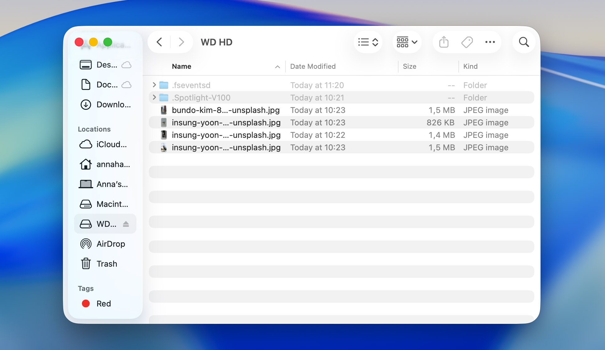 finder hidden files