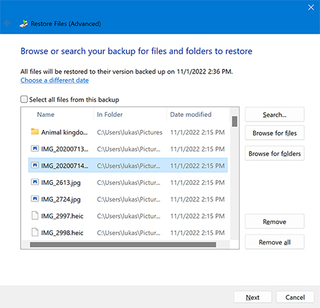 Eski Yedekleme ve Geri Yükleme (Windows 7) Özelliğini Kullanın Eski Yedekleme ve Geri Yükleme (Windows 7) Özelliğini Kullanın