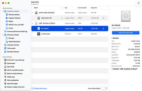 Välj rätt metod för att återställa en raderad macOS-partition Välj rätt metod för att återställa en raderad macOS-partition