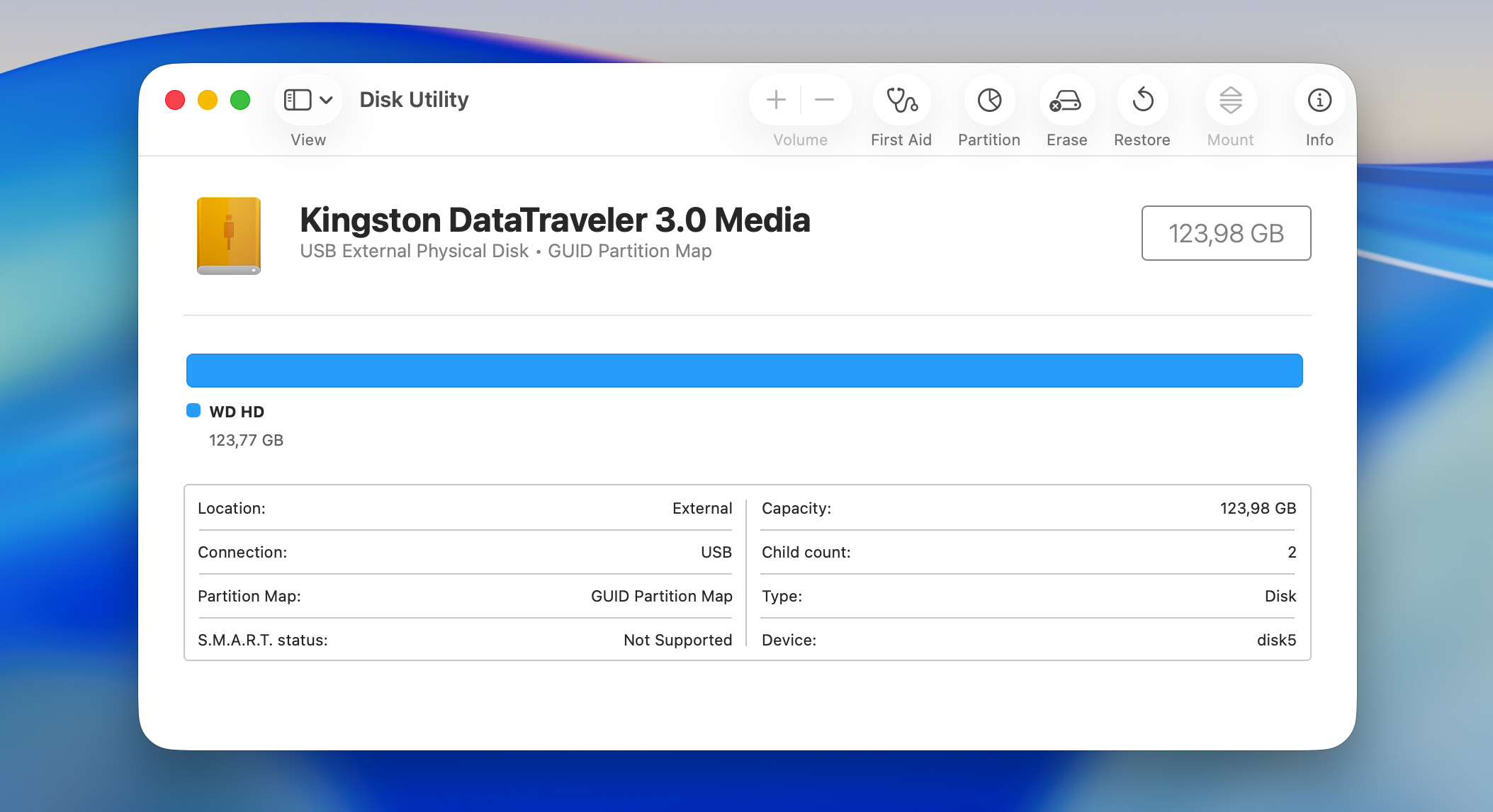 disk utility first aid mac