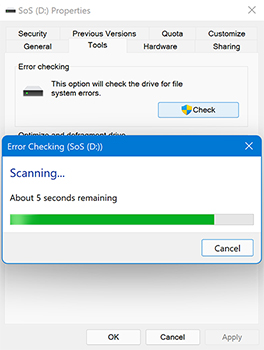 Check Your Disk From Windows Explorer Check Your Disk From Windows Explorer