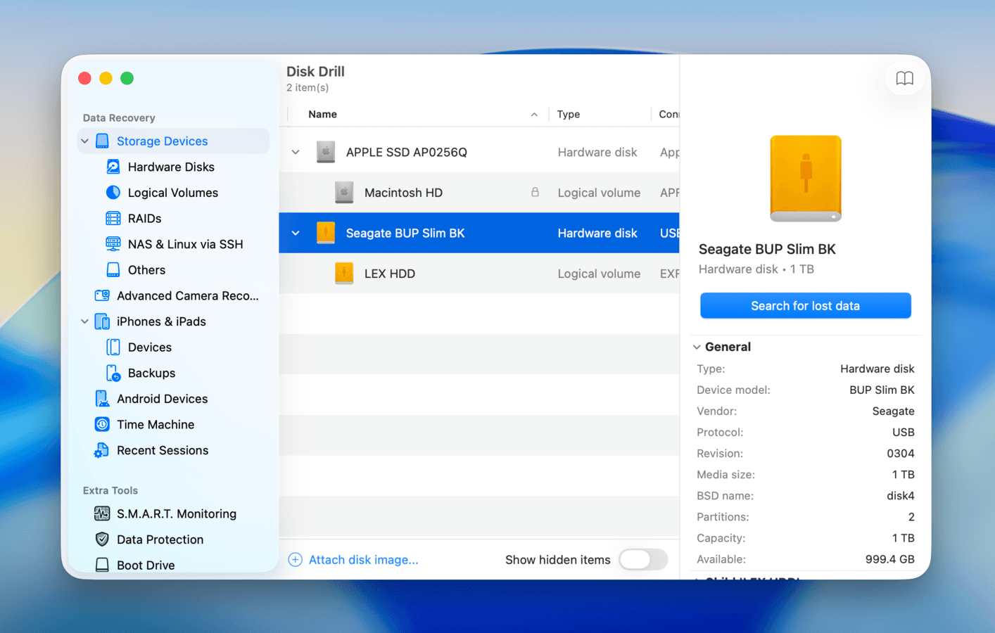 Searching for lost data on an external hard drive that won’t mount on a Mac