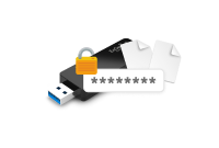 如何从受密码保护的 USB 驱动器中检索文件